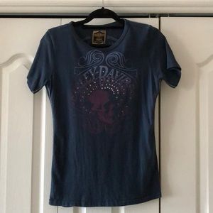 Trunk Harley Davidson sz XL Swarovski tee